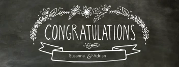 Congrats Chalkboard