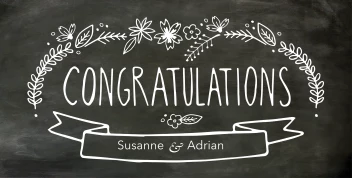 Congrats Chalkboard