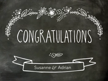 Congrats Chalkboard