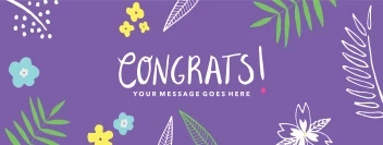 Congrats Fun Botanical