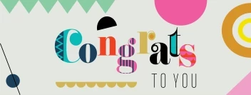 Congrats Geometric Retro