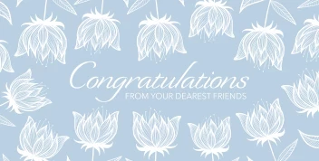Congrats Soft Flowers