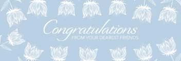 Congrats Soft Flowers