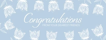 Congrats Soft Flowers