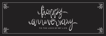 Happy Anniversary Calligraphy