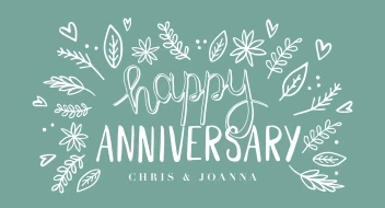 Happy Anniversary Leaves