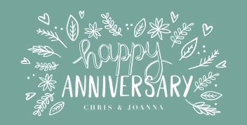 Happy Anniversary Leaves