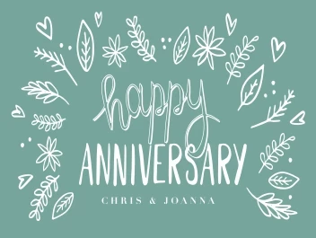 Happy Anniversary Leaves