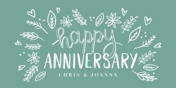 Happy Anniversary Leaves