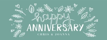 Happy Anniversary Leaves