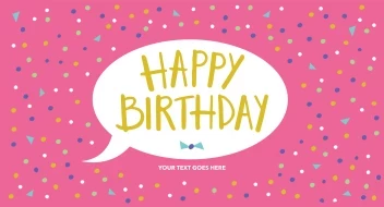 Happy Birthday Confetti