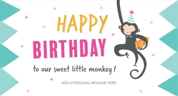 Happy Birthday Monkey