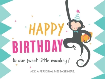 Happy Birthday Monkey