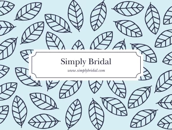 Bridal Blue Leaves