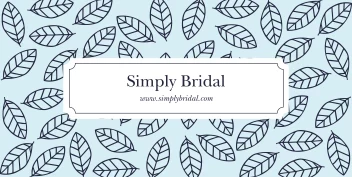 Bridal Blue Leaves