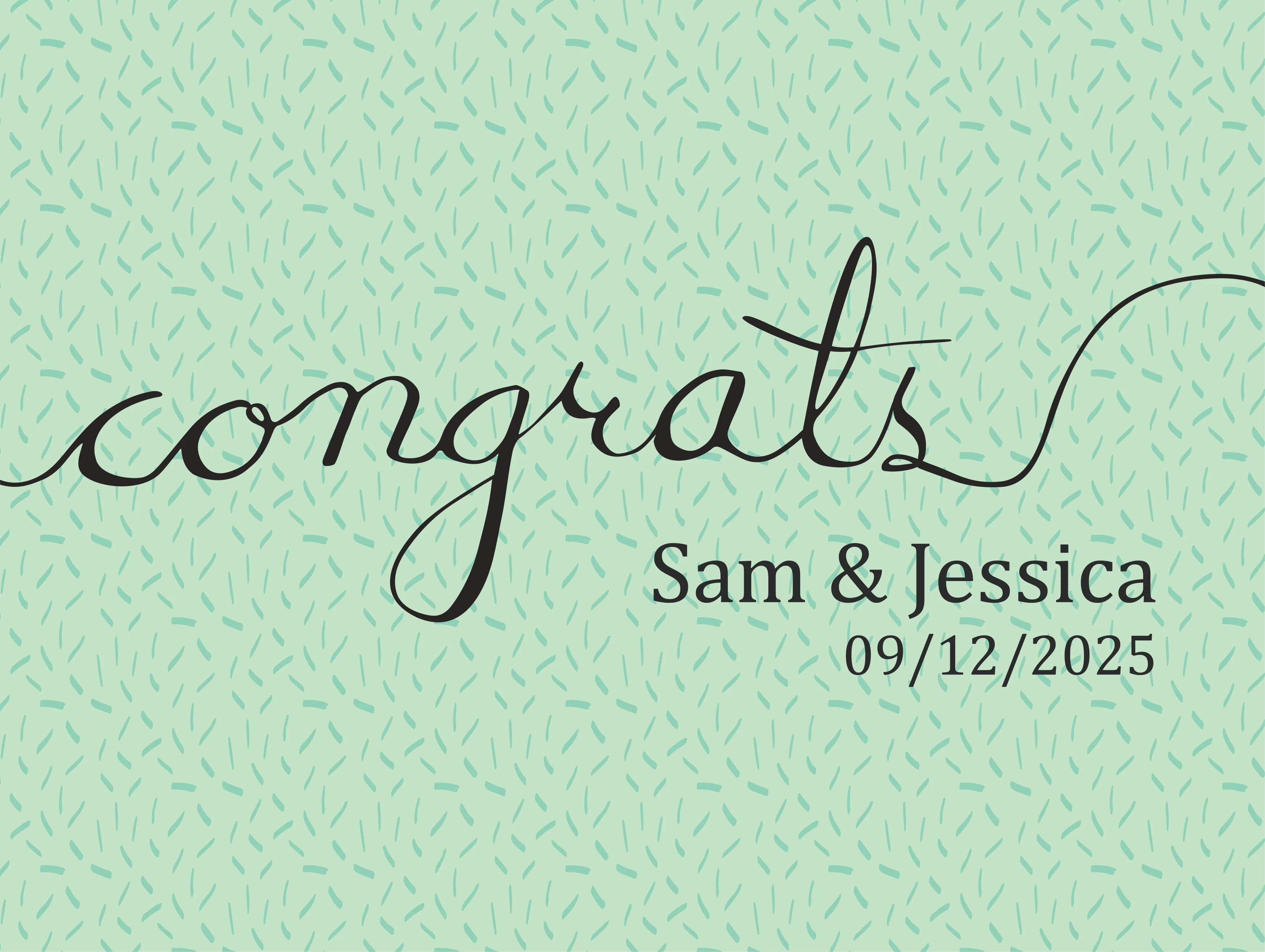 Caligraphy Congrats