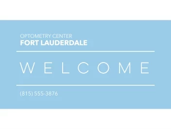 Welcome Optometrist