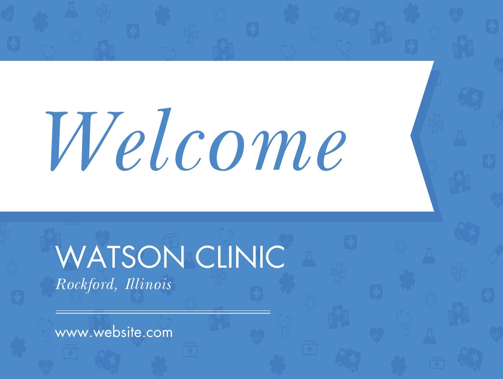 Welcome Ribbon