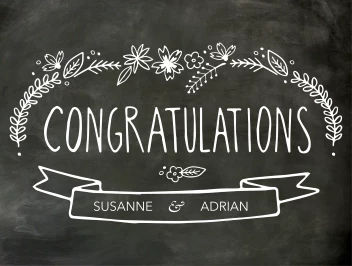 Congrats Chalkboard