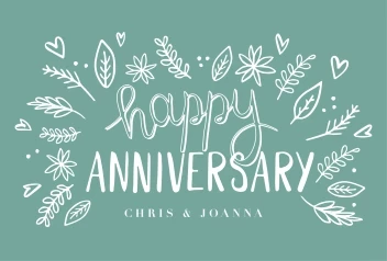 Happy Anniversary Leaves