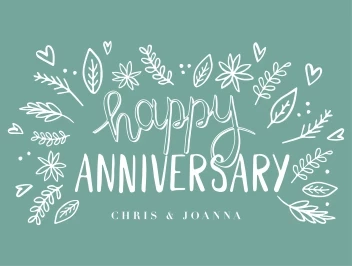 Happy Anniversary Leaves
