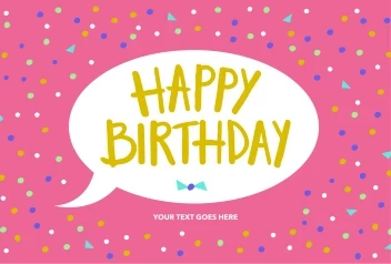 Happy Birthday Confetti