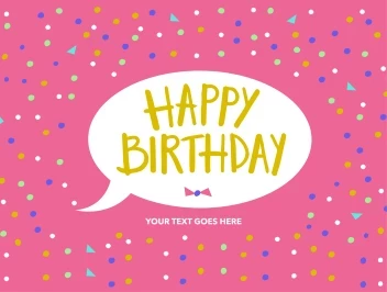 Happy Birthday Confetti