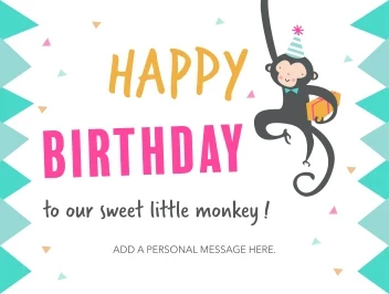 Happy Birthday Monkey