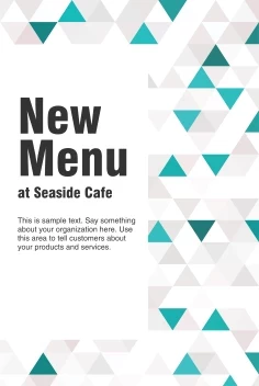New Menu