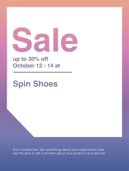 Gradient Sale