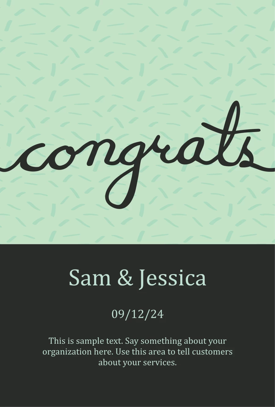 Caligraphy Congrats