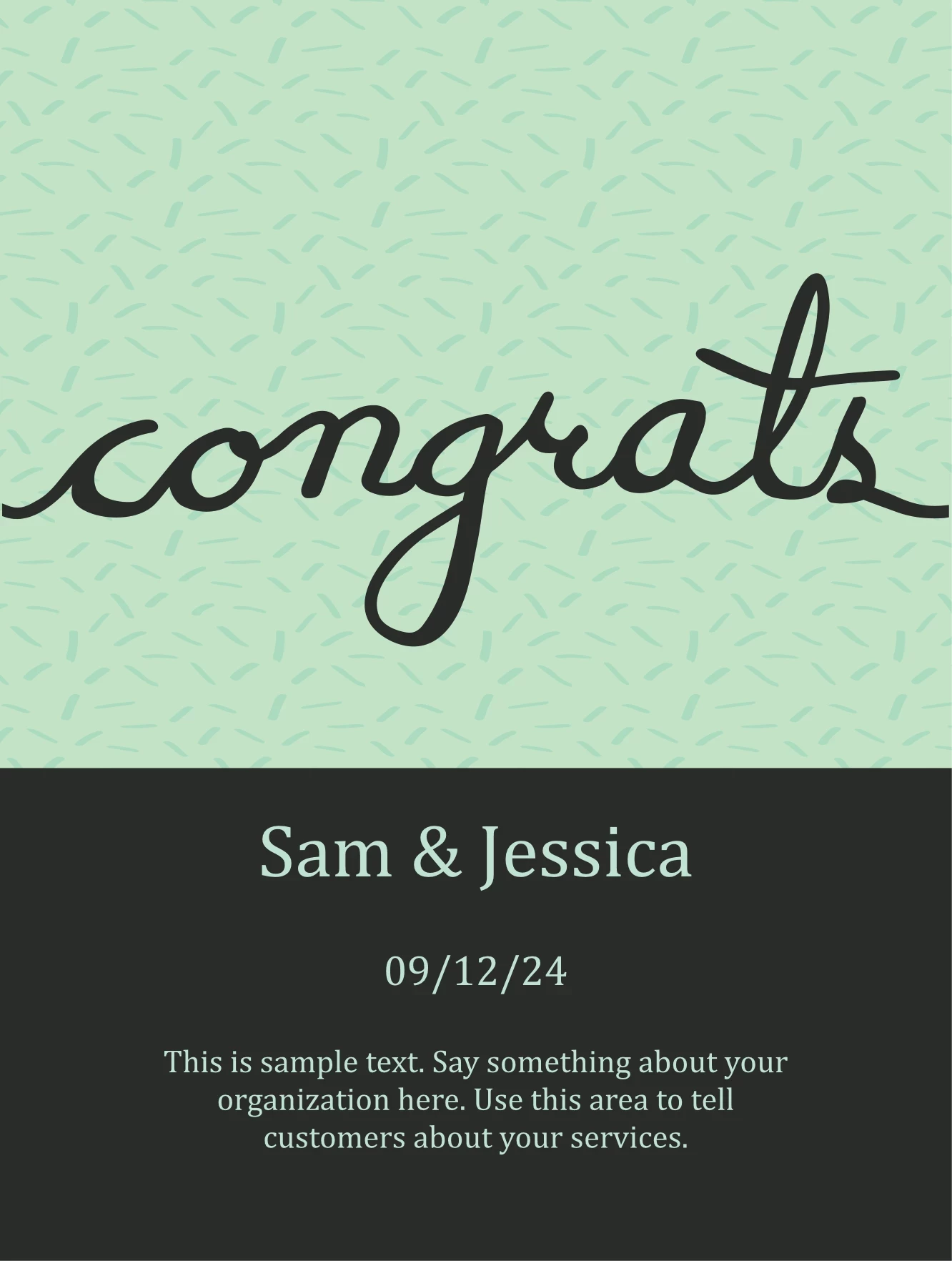 Caligraphy Congrats