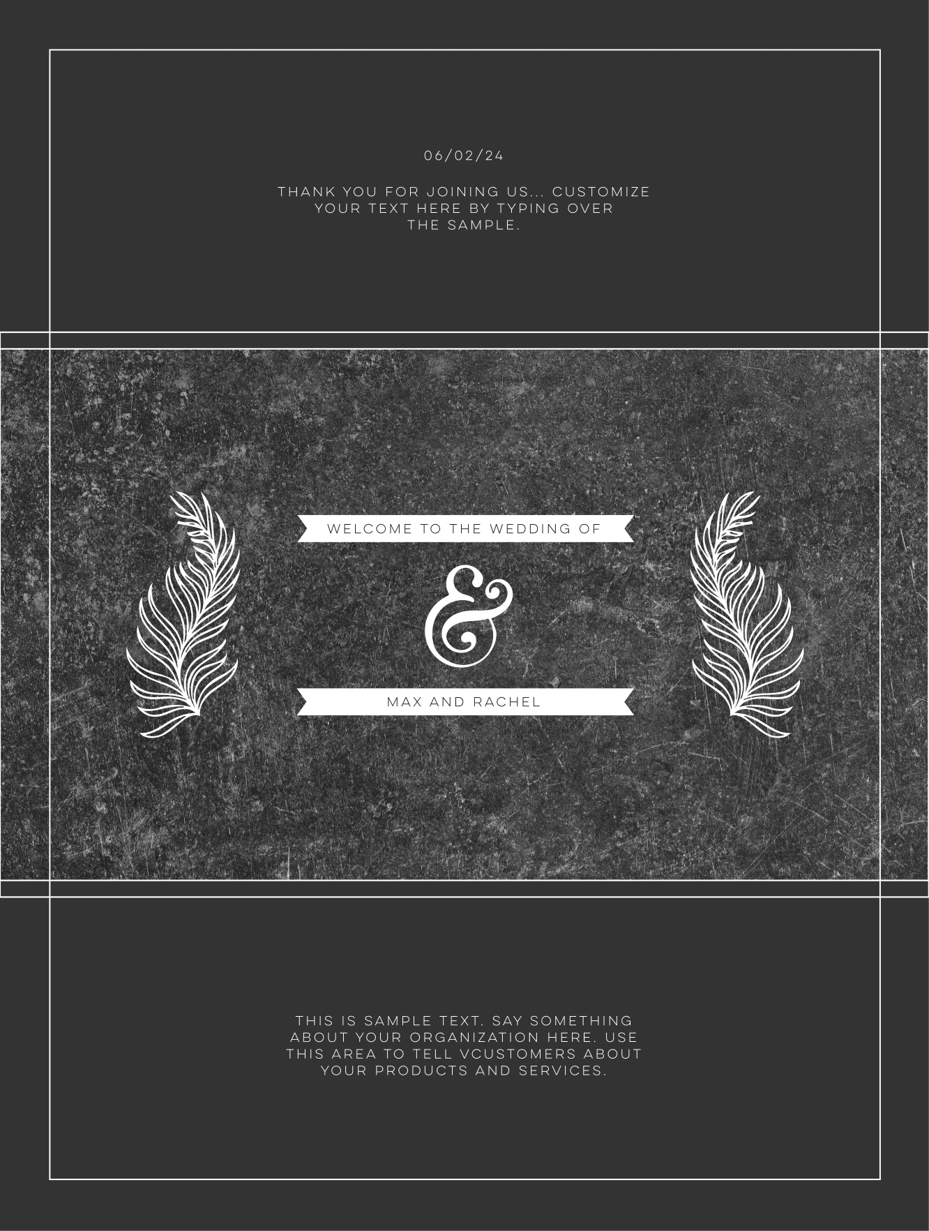 Wedding with Ferns