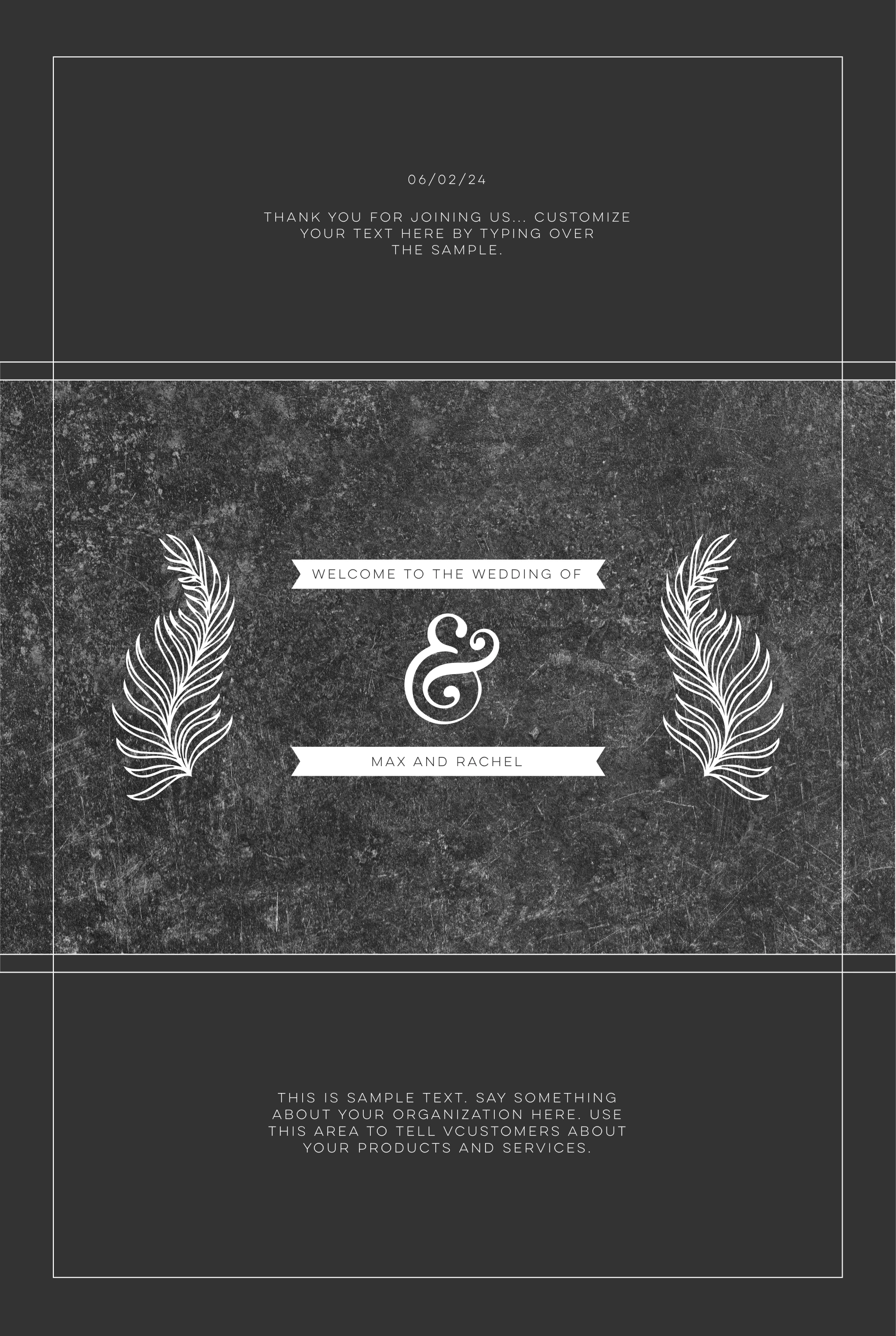 Wedding with Ferns
