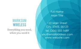 Abstract Blue Circle