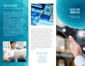 Abstract Blue Circle