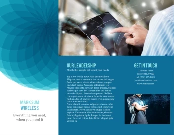 Abstract Blue Circle