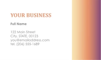 Gradient Warm Colors