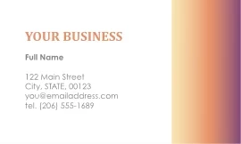 Gradient Warm Colors