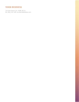 Gradient Warm Colors