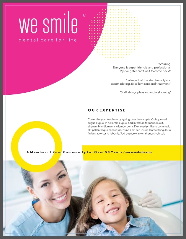 Geometric Shapes Smile