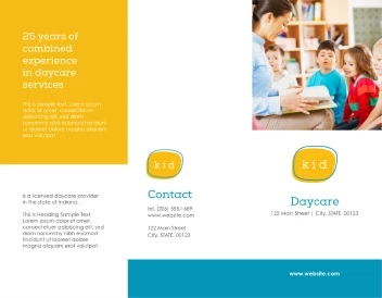 Colorful Daycare