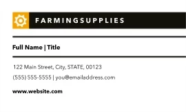 Farm Black Yellow