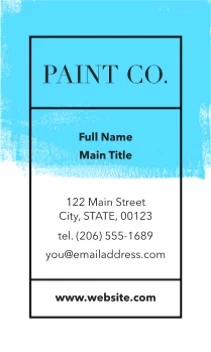 Painter Blue Paint Effect