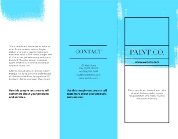 Painter Blue Paint Effect