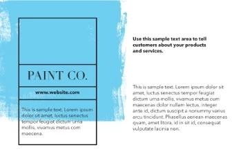 Painter Blue Paint Effect