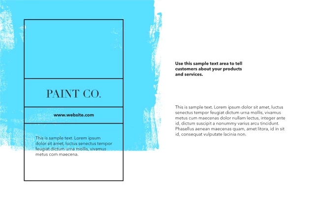 Painter Blue Paint Effect