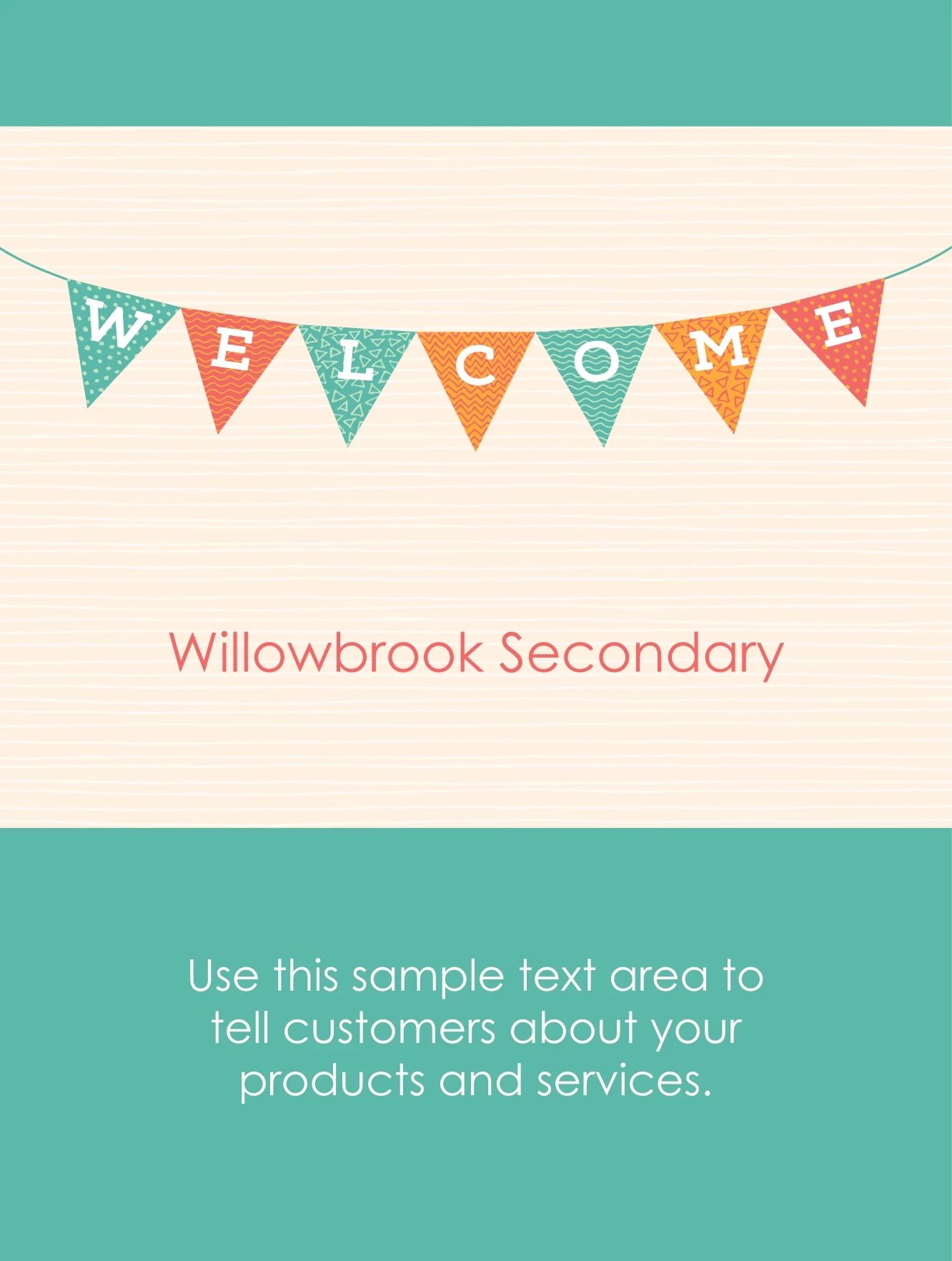 Welcome Banner