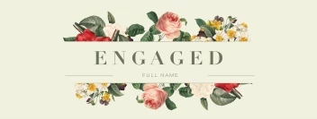 Vintage Flowers Engagement