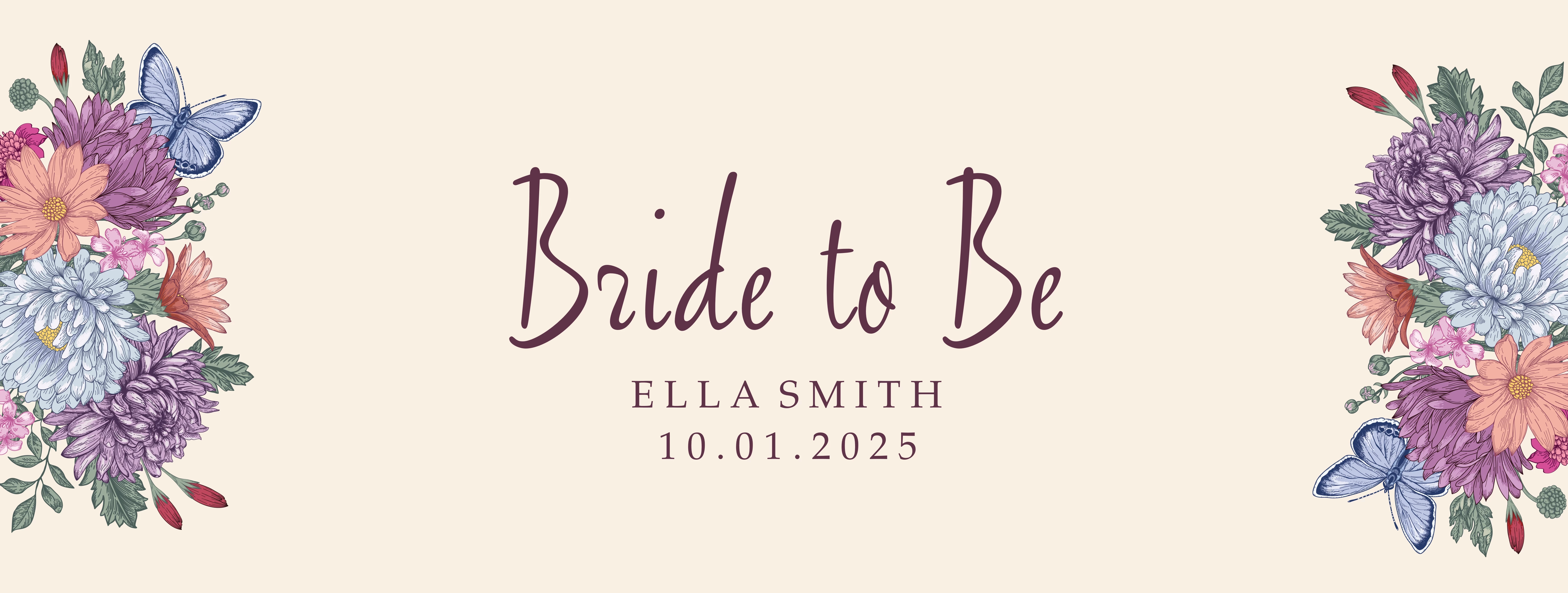 Vintage Script Bridal